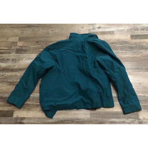 Torrid Womens 3X Teal Blue Open-front Blazer Jacket - Picture 4 of 7